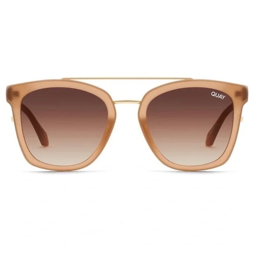 Quay Australia pink/tan Gradient Sunglasses
